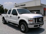 2008 Oxford White Ford F250 Super Duty XLT Crew Cab 4x4 #13004897