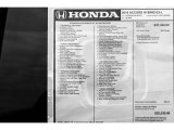 2018 Honda Accord EX-L Hybrid Sedan Window Sticker