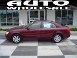 2009 Dark Cherry Red Hyundai Sonata GLS #13016215