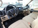 2018 Ford F150 XLT SuperCab 4x4 Light Camel Interior