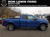 2018 Lightning Blue Ford F150 XLT SuperCab 4x4 #130368643