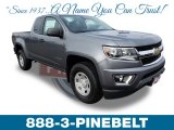 2019 Satin Steel Metallic Chevrolet Colorado WT Extended Cab 4x4 #130390438