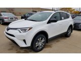 2018 Super White Toyota RAV4 LE #130390655