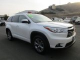 2015 Blizzard Pearl White Toyota Highlander LE #130431144