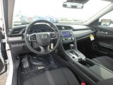 2019 Honda Civic LX Sedan Black Interior
