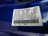 2019 Civic Color Code for Agean Blue Metallic - Color Code: B593M