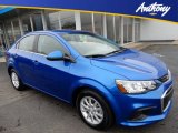 2019 Kinetic Blue Metallic Chevrolet Sonic LT Sedan #130447790