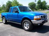 1999 Bright Atlantic Blue Metallic Ford Ranger XLT Extended Cab 4x4 #12999623