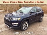 2019 Jazz Blue Pearl Jeep Compass Limited 4x4 #130483468