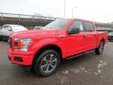 Race Red Ford F150 in 2019