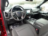2019 Ford F150 XLT SuperCab 4x4 Black Interior