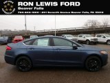 2019 Blue Metallic Ford Fusion SE AWD #130522632