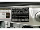 2019 GLE Color Code for Iridium Silver Metallic - Color Code: 775