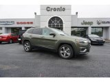 2019 Olive Green Pearl Jeep Cherokee Limited #130522693