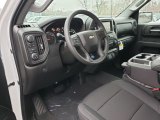 2019 Chevrolet Silverado 1500 Custom Crew Cab 4WD Jet Black Interior