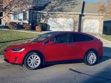 2017 Red Multi-Coat Tesla Model X 75D #130522558