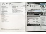 2019 Mercedes-Benz G 550 Window Sticker