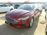 2019 Ruby Red Ford Fusion Hybrid SE #130571824