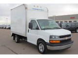 2008 Summit White Chevrolet Express Cutaway 3500 Commercial Moving Van #13014895