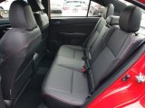 2019 Subaru WRX Limited Rear Seat