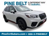 2019 Crystal White Pearl Subaru Forester 2.5i Sport #130596535