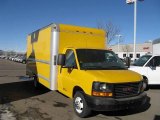 2005 Yellow GMC Savana Cutaway 3500 Commercial Moving Truck #13014855