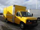 2005 Yellow GMC Savana Cutaway 3500 Commercial Moving Truck #13014852