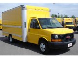 2005 Yellow GMC Savana Cutaway 3500 Commercial Moving Truck #13014862