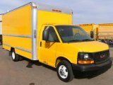 2006 Yellow GMC Savana Cutaway 3500 Commercial Moving Truck #13014872