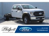 2019 Oxford White Ford F450 Super Duty XL Crew Cab 4x4 Chassis #130621032