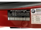 2019 E Color Code for designo Cardinal Red Metallic - Color Code: 996