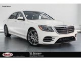 2018 designo Cashmere White (Matte) Mercedes-Benz S 560 Sedan #130656640