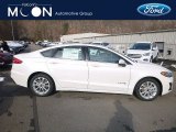 2019 White Platinum Ford Fusion Hybrid SE #130656729