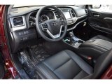 2019 Toyota Highlander Hybrid Limited AWD Black Interior