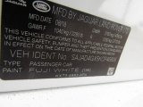2019 XE Color Code for Fuji White - Color Code: 1AA