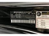2019 SL Color Code for Black - Color Code: 040