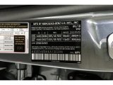 2019 GLE Color Code for Selenite Grey Metallic - Color Code: 992