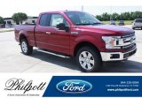 2018 Ruby Red Ford F150 XLT SuperCab 4x4 #130706968