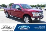 2018 Ruby Red Ford F150 XLT SuperCab 4x4 #130706967