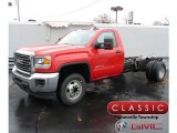 2019 Red GMC Sierra 3500HD Regular Cab Chassis #130715648