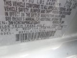 2019 Versa Color Code for Brilliant Silver Metallic - Color Code: K23