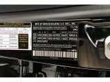 2019 GLE Color Code for Black - Color Code: 040