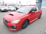 Pure Red Subaru WRX in 2019