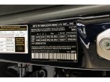 2018 GLE Color Code for Lunar Blue Metallic - Color Code: 890