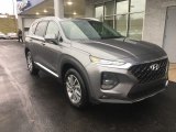 2019 Machine Gray Hyundai Santa Fe SEL Plus AWD #130744882