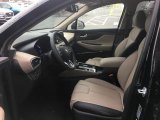 2019 Hyundai Santa Fe Limited AWD Black/Beige Interior