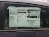 2019 Hyundai Ioniq Hybrid Blue Window Sticker