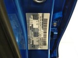 2019 Yaris Color Code for Sapphire - Color Code: 44J