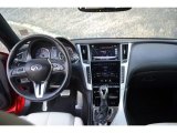 2017 Infiniti Q60 Red Sport 400 AWD Coupe Dashboard