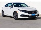 2019 Platinum White Pearl Honda Civic EX Coupe #130788367
